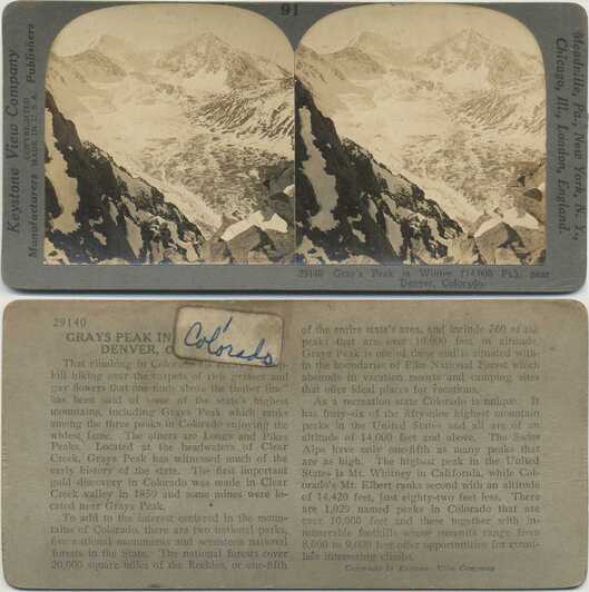 Gray's Peak in Winter, 14,000 ft.