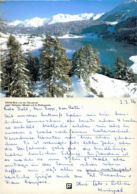 Snowy Alpine Lake View