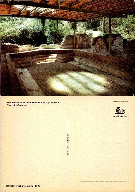 Roman Bath Ruins under Shelter