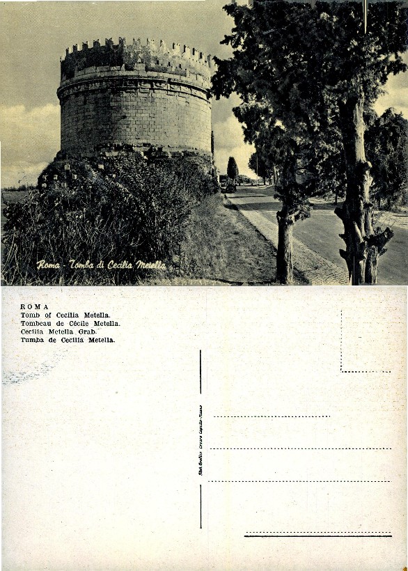 Tomb of Cecilia Metella, Roadside