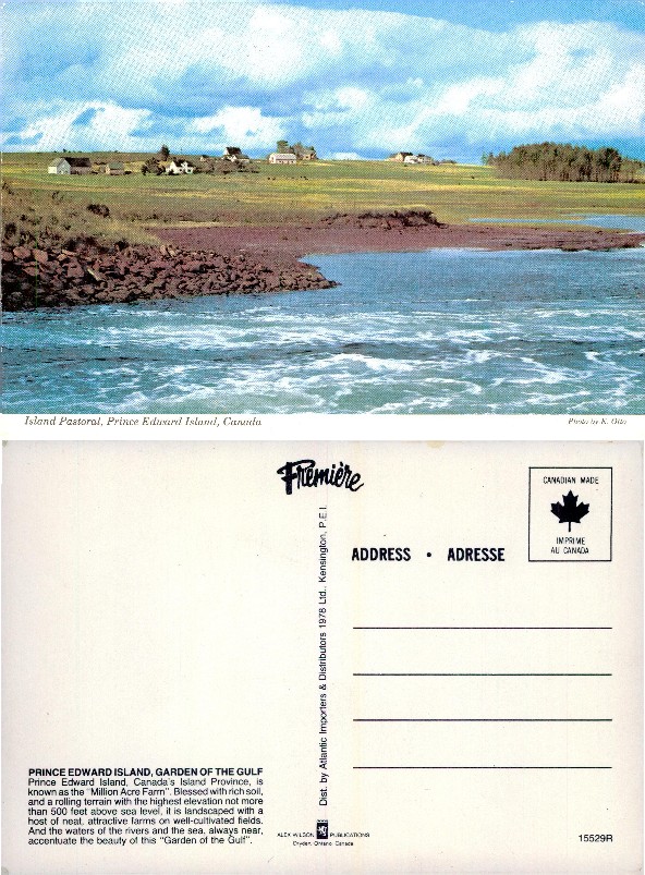 Island Pastoral Landscape with Farms