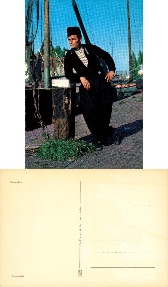 Man in Traditional Dutch Clothing