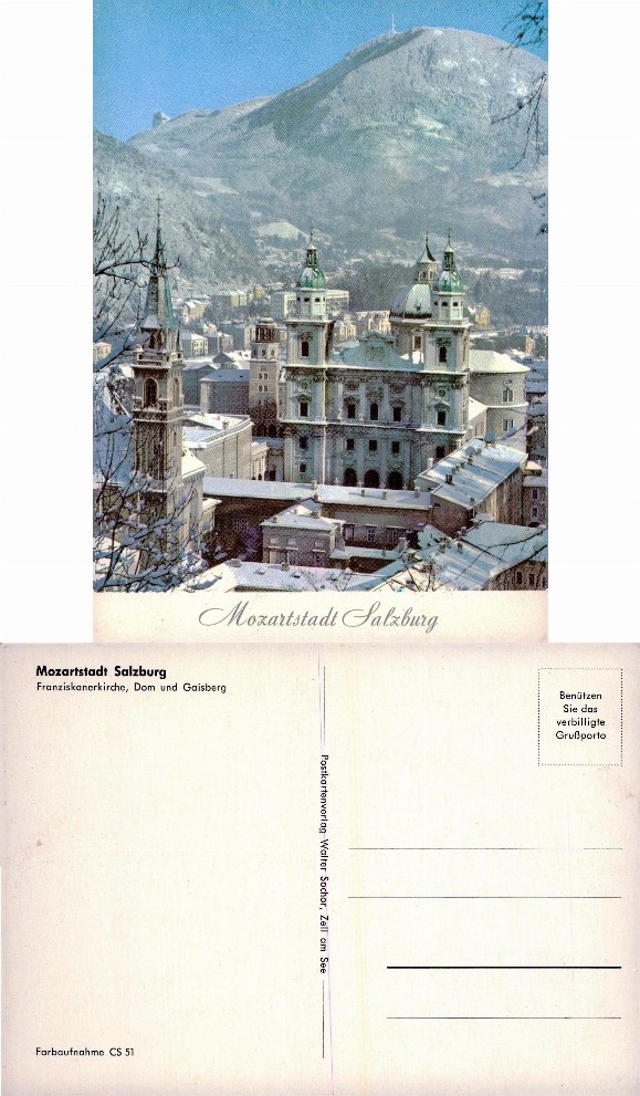 Salzburg Winter Cityscape