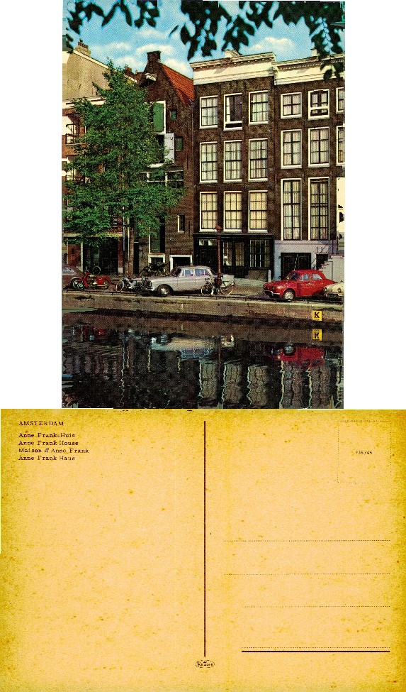 Anne Frank House & Canal, Amsterdam