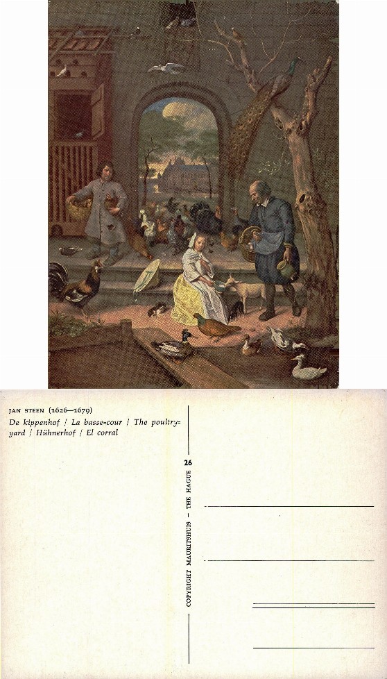 The Poultry Yard by Jan Steen