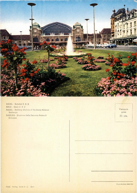 Basel Central Station Square