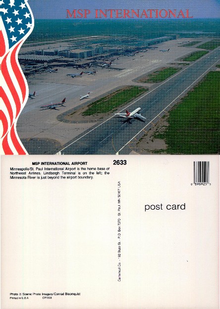 Minneapolis/St. Paul Airport Aerial View