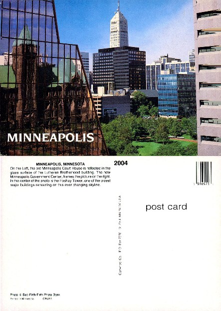 Minneapolis City Skyline & Reflection