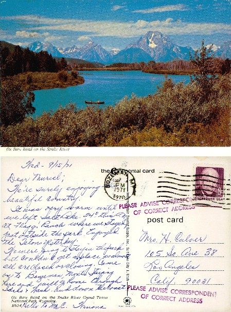 Ox Bow Bend on the Snake River