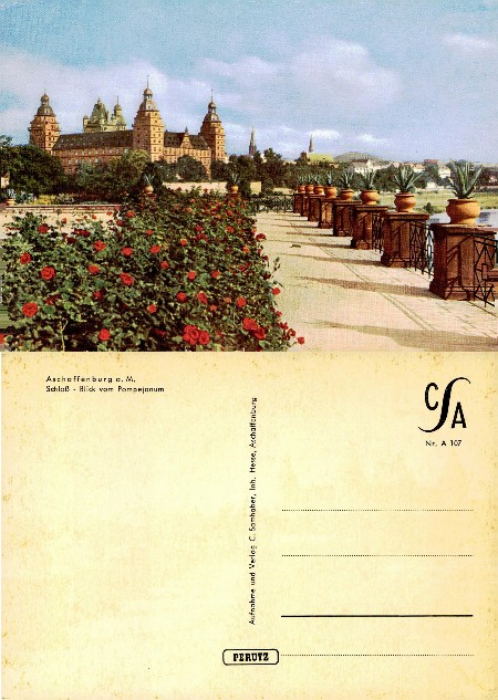 Castle with Rose Garden and River View