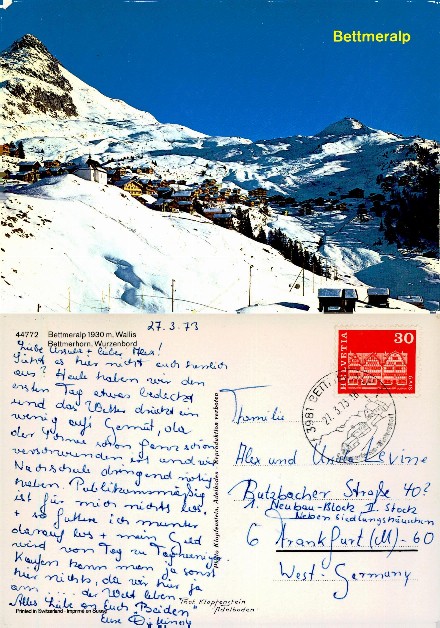 Snowy Alpine Village with Church
