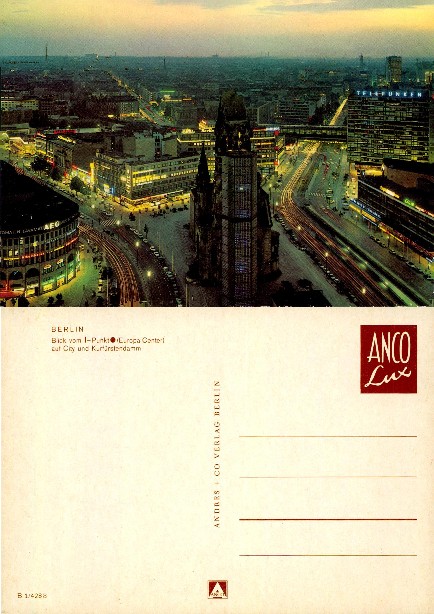 Berlin City Center at Dusk