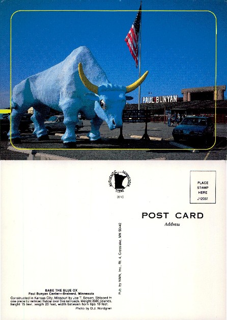 Babe the Blue Ox and Paul Bunyan Center
