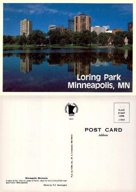 Loring Park and Minneapolis Skyline