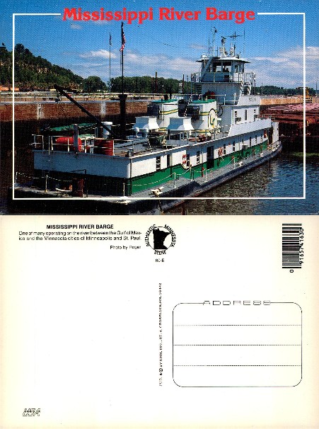 Mississippi River Barge