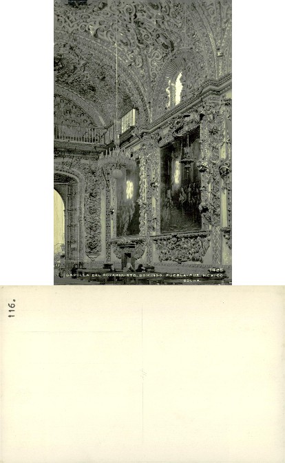 Ornate Chapel Interior with Paintings