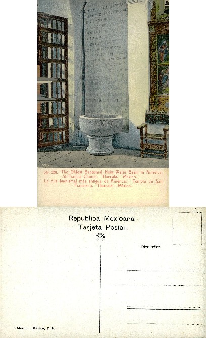 Oldest Baptismal Basin in America
