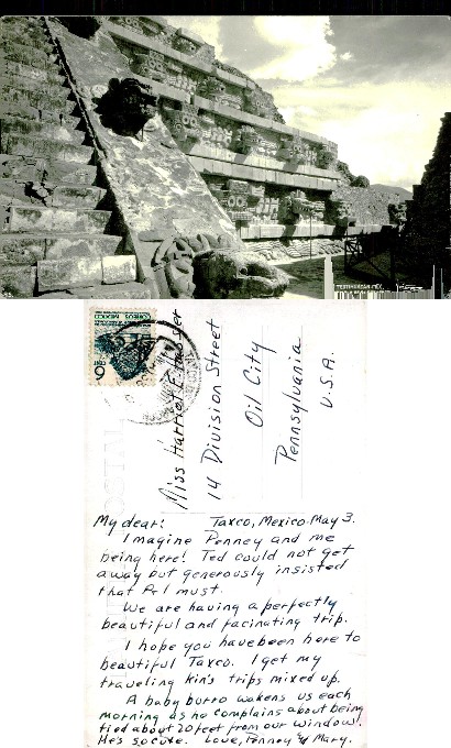 Ancient Temple with Serpent Heads