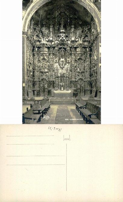Ornate Church Retable and Altar