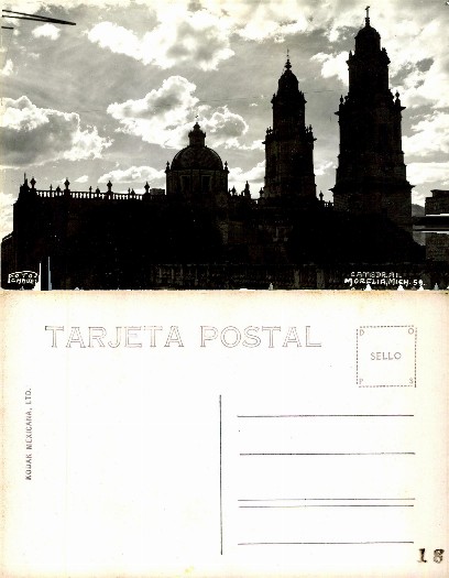Morelia Cathedral Silhouette