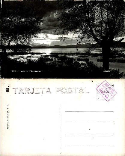 Lake Pátzcuaro Scenic View with Trees