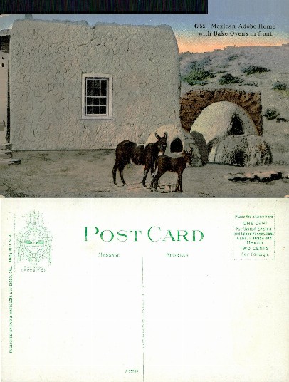Adobe Home with Bake Ovens & Donkeys