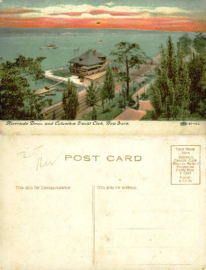 Columbia Yacht Club on Riverside Drive