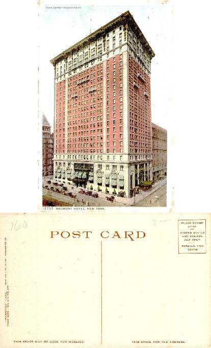 Belmont Hotel building & street scene