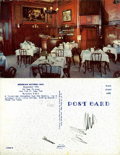 Bohemian National Hall Restaurant
