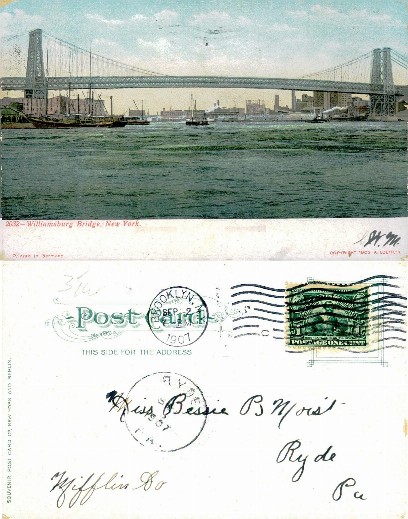 Williamsburg Bridge and River View