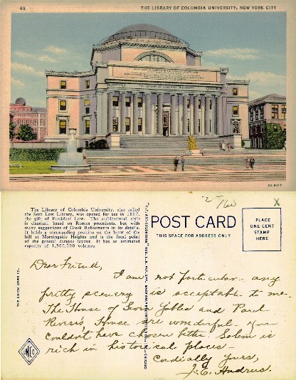 The Library, Columbia University