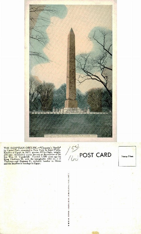 Cleopatra's Needle Obelisk