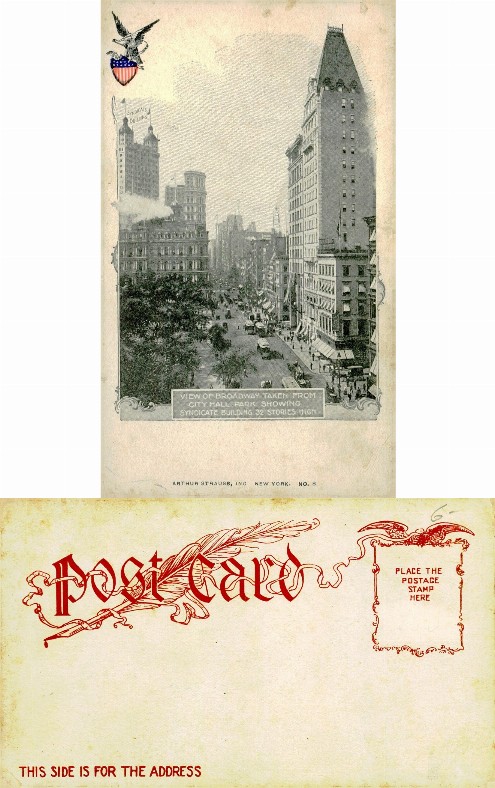 View of Broadway from City Hall Park