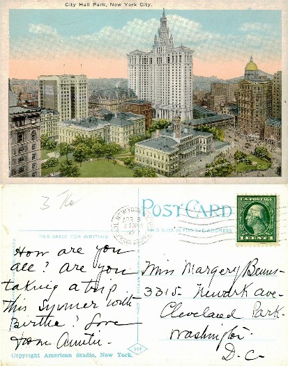 City Hall Park and Municipal Building