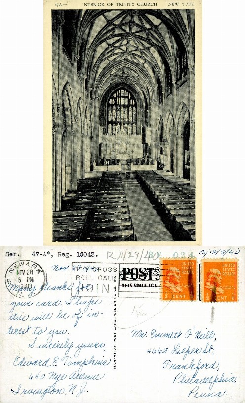 Interior of Trinity Church