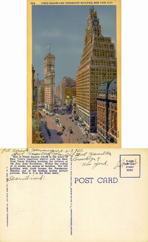 Times Square and Paramount Building