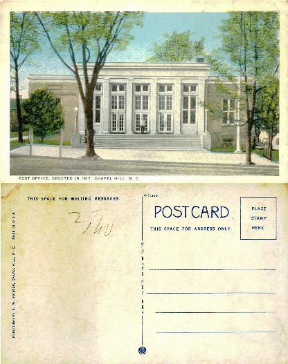 Post Office, Chapel Hill, N.C.
