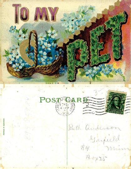To My Sweet Floral Greeting Card