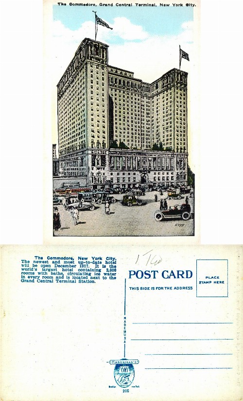 The Commodore Hotel, New York City