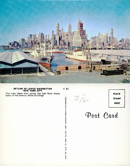 Lower Manhattan Skyline & Piers