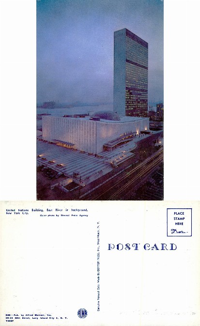United Nations Building and East River
