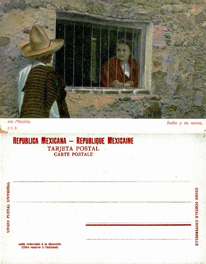 Indigenous Man and Woman at Window