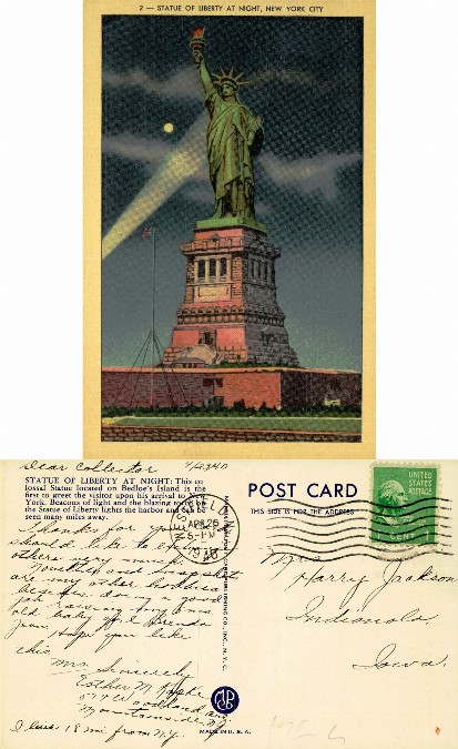 Statue of Liberty at Night