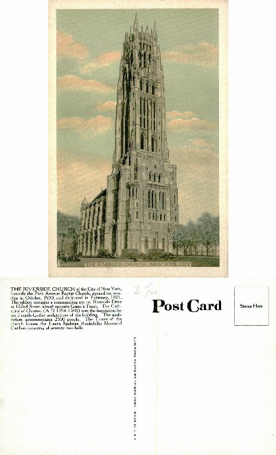The Riverside Church Tower