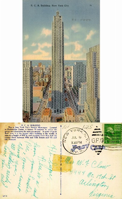 RCA Building and Surrounding City