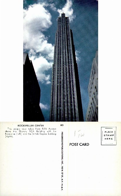 Rockefeller Center Skyscraper View