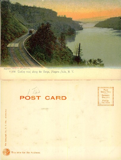 Trolley Road along Gorge, River & Bridge