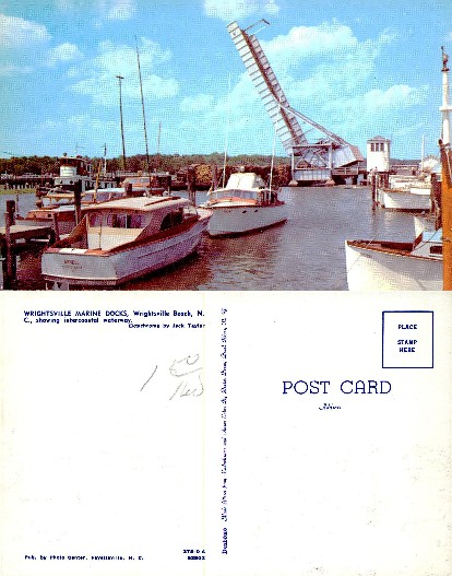 Marine Docks with Boats & Bridge