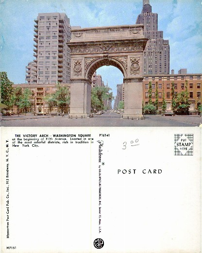 Washington Square Arch and Street
