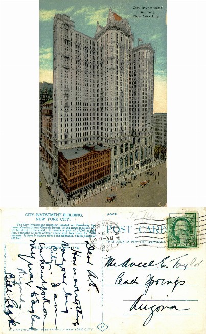 City Investment Building, New York